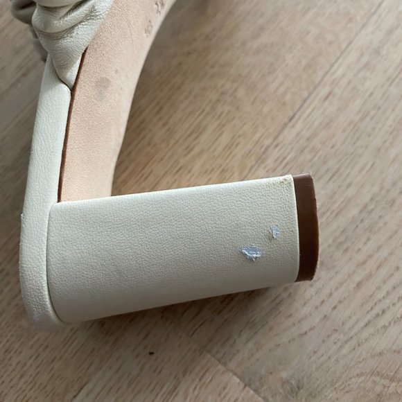 Staud Off-White Heeled Sandals - Picture 8 of 9